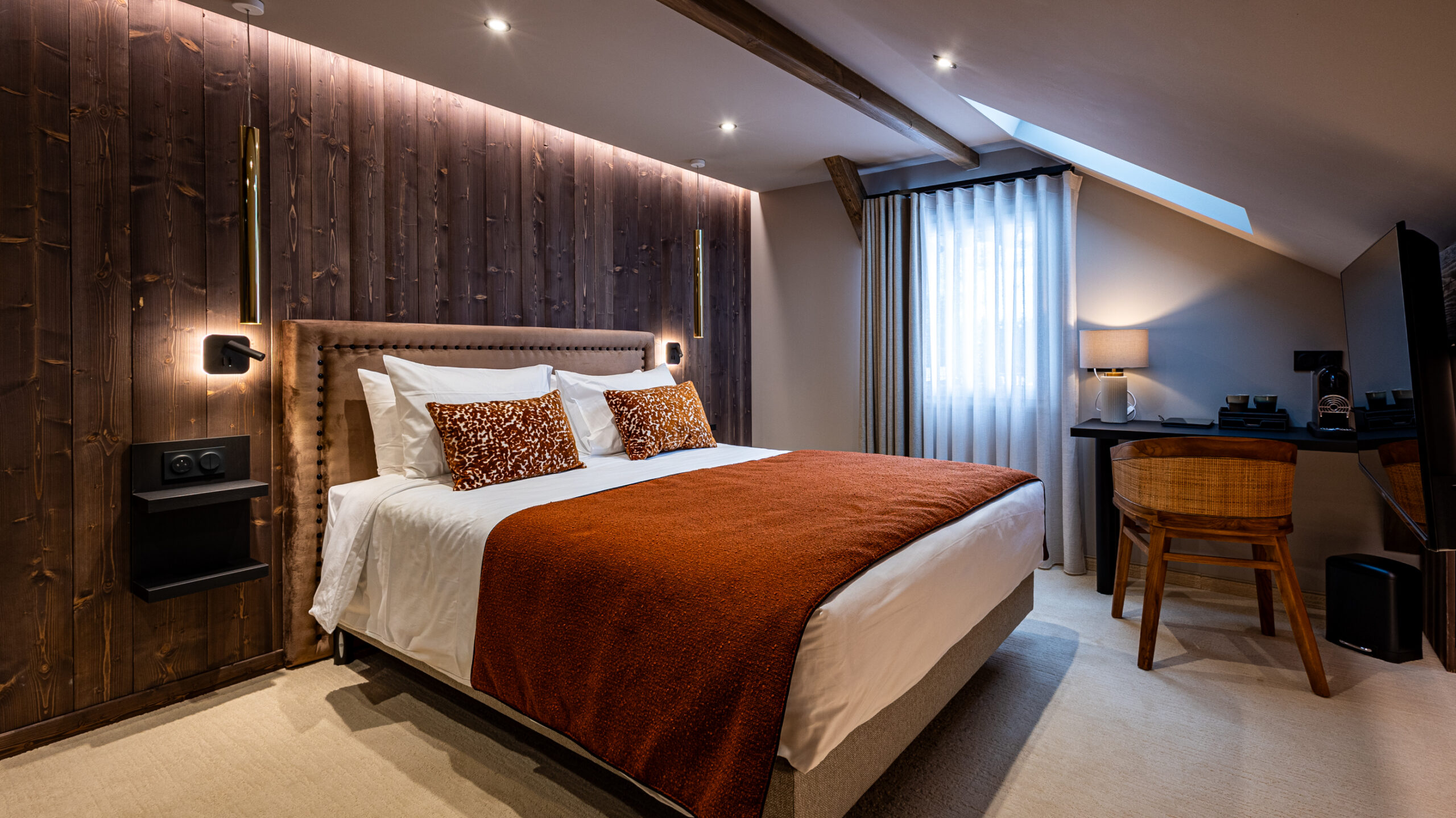 Rénovation 3 chambres d'Hôtel LE COUCHETAT La Bresse RB ArtDéco